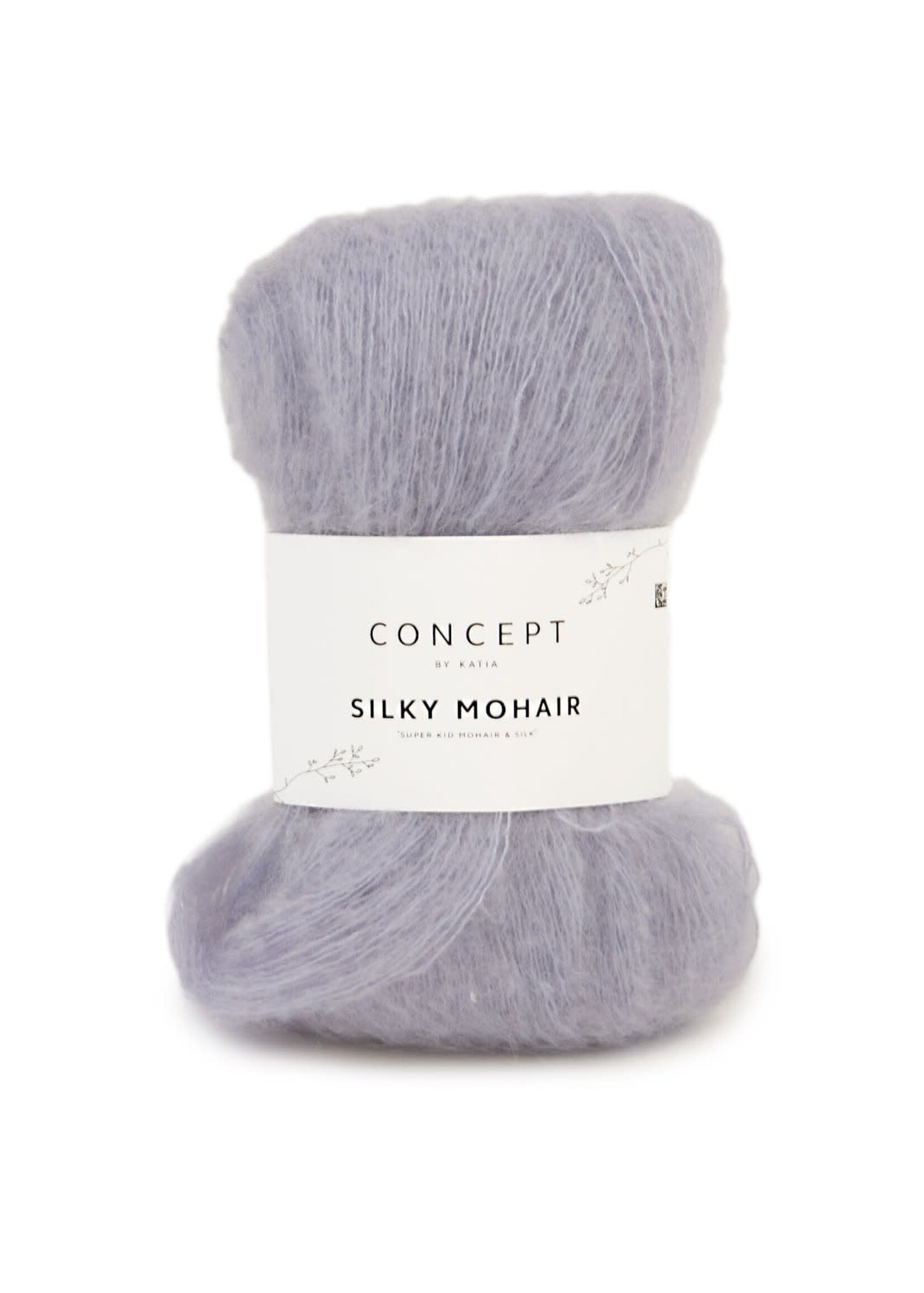 Katia Silky mohair | 104 licht grijs