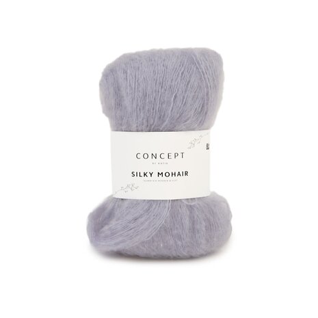 Katia Silky mohair | 104 licht grijs