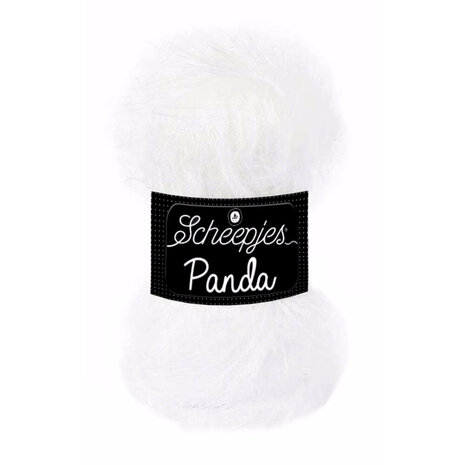 Scheepjes Scheepjes Panda | 580 Wit Scheepjes Scheepjes Panda | 580 Wit
