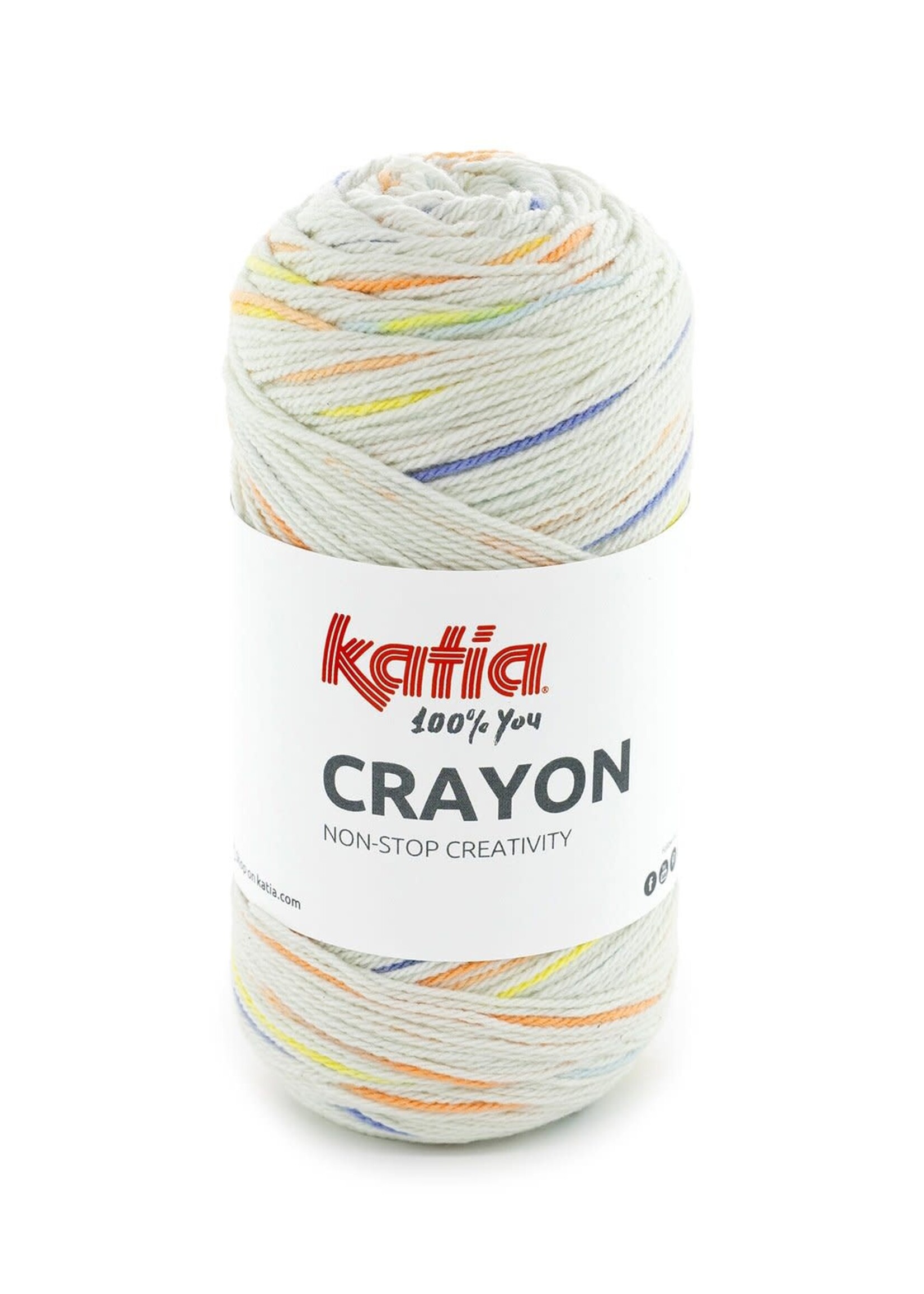 Katia Crayon | 53 Wit-Oranje-Licht hemelsblauw