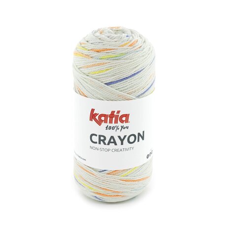 Katia Crayon | 53 Wit-Oranje-Licht hemelsblauw