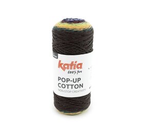 Katia Pop-up cotton | 301 Groen-Citroengeel-Lavendel
