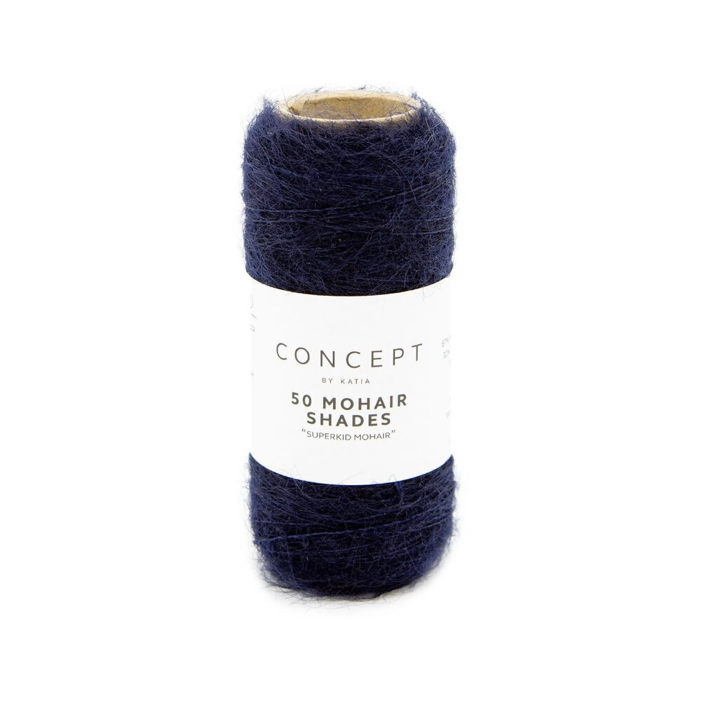 Katia 50 Mohair Shades | 35 Nacht blauw