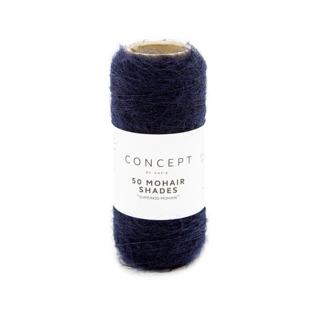 Katia 50 Mohair Shades | 35 Nacht blauw