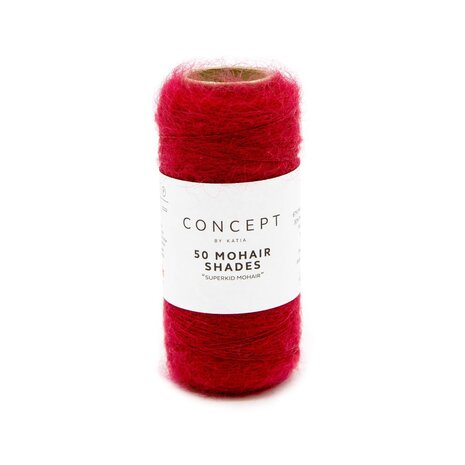 Katia 50 Mohair Shades | 44 Fel rood