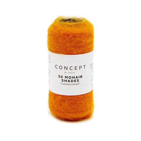 Katia 50 Mohair Shades | 47 Licht oranje