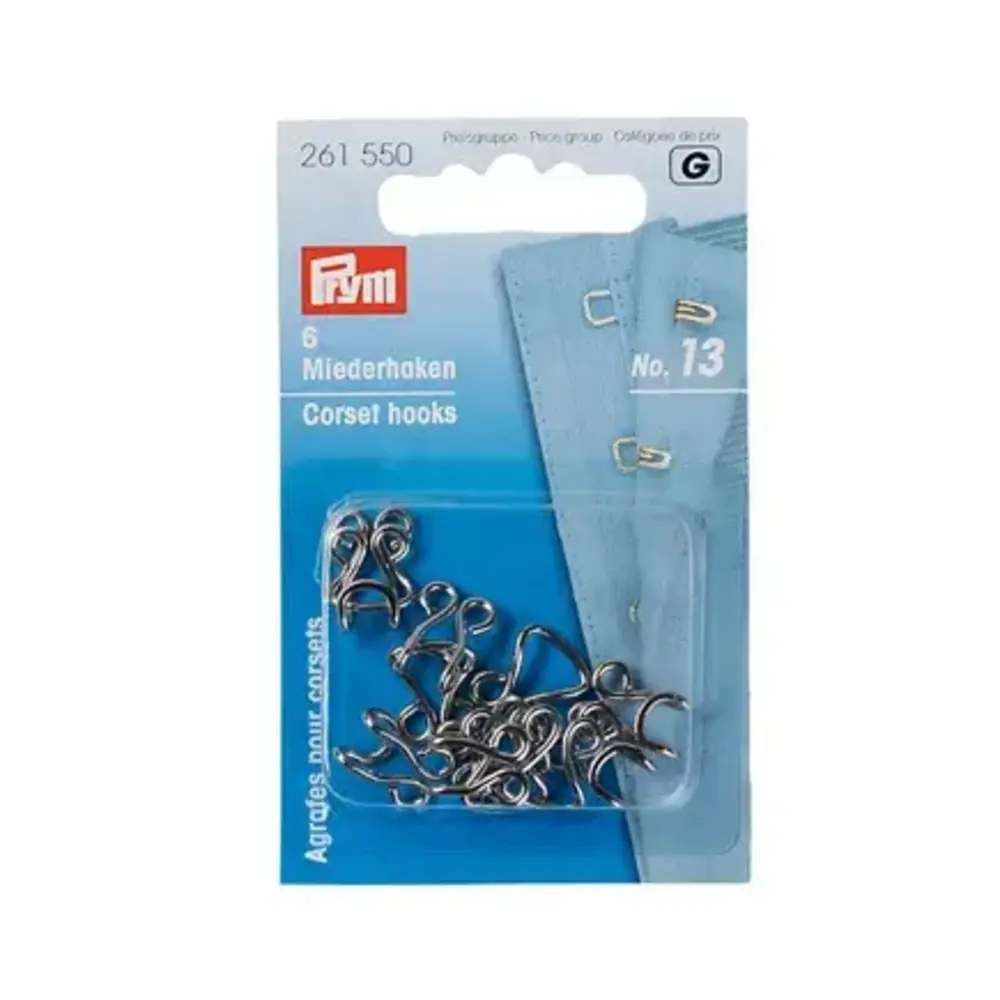 Prym Prym | korsethaken & -ogen n°13 zilver | 261550