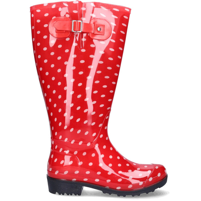 Wellies Wellies - Red/White polka dots