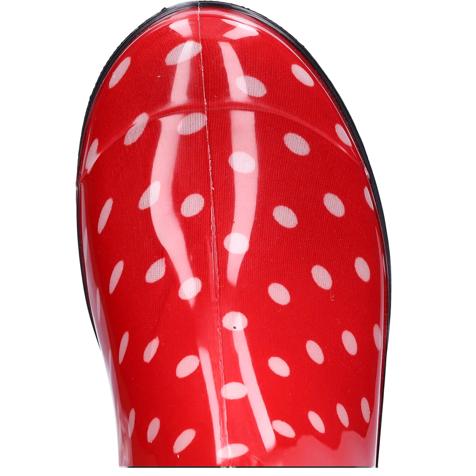 JJ Footwear Wellies - Red/White polka dots