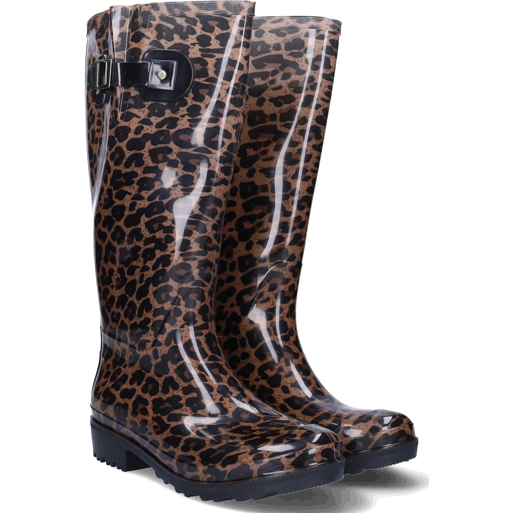 JJ Footwear Wellies - Braun/Beige Leopard