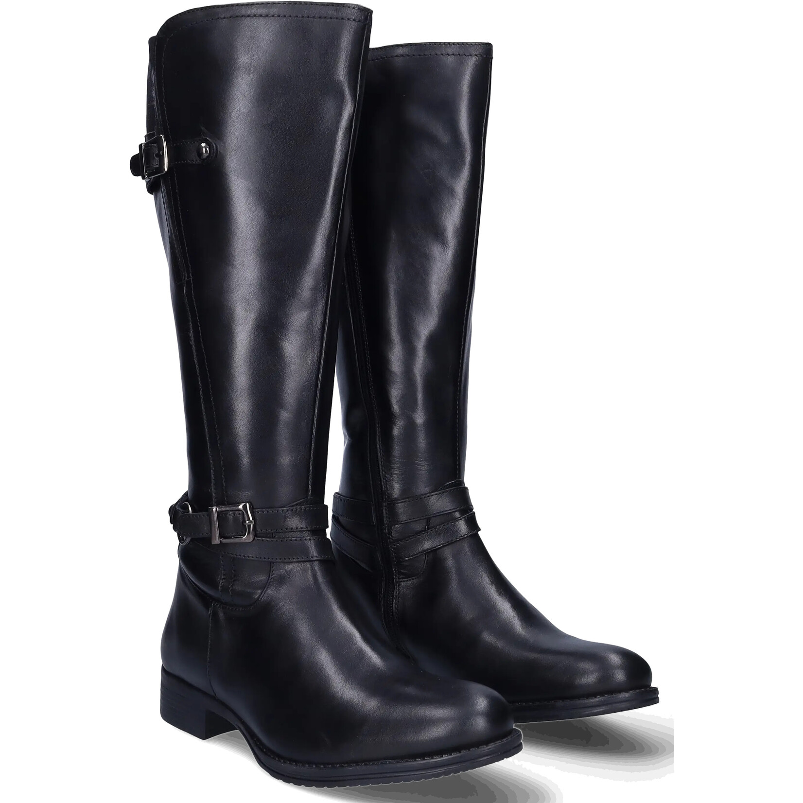 Dewsbury - Black - Wide Shaft Boots | JJ Footwear - JJ Footwear