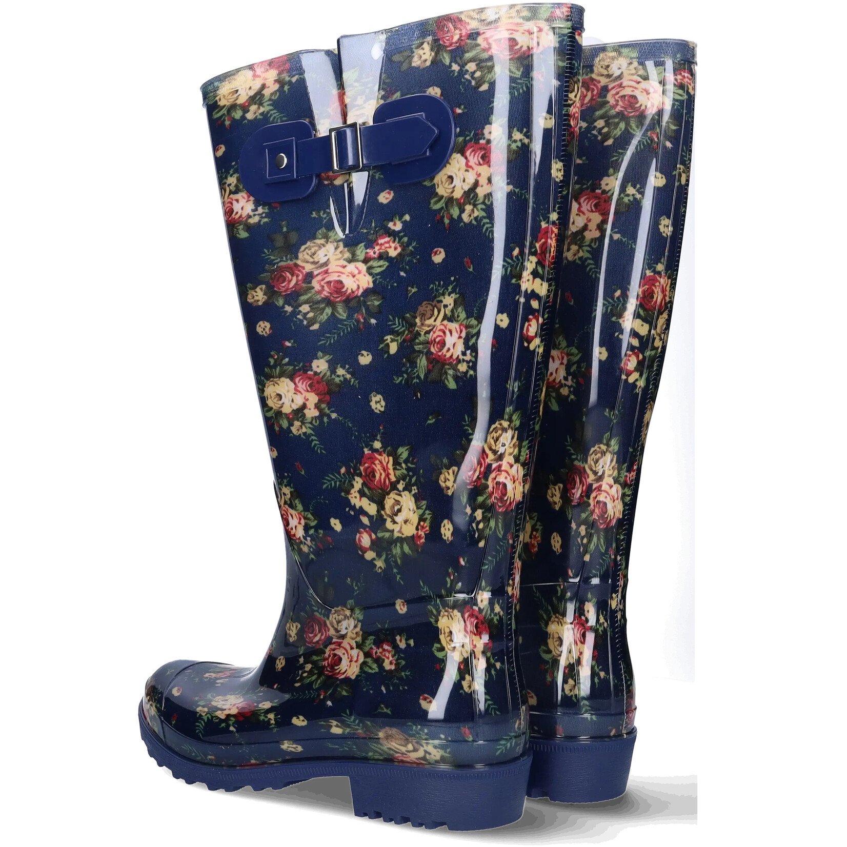 JJ Footwear Wellies - Blue Flowers