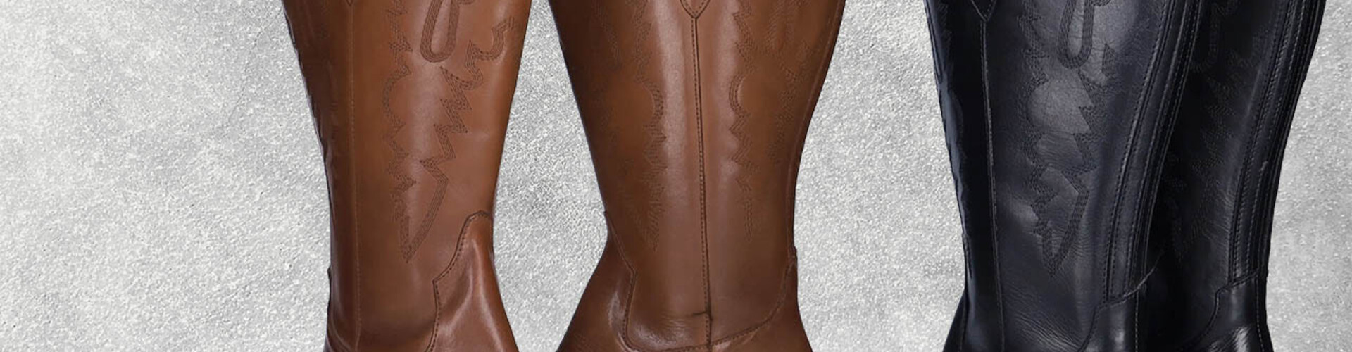 Een stoere look met bruine cowboy laarzen