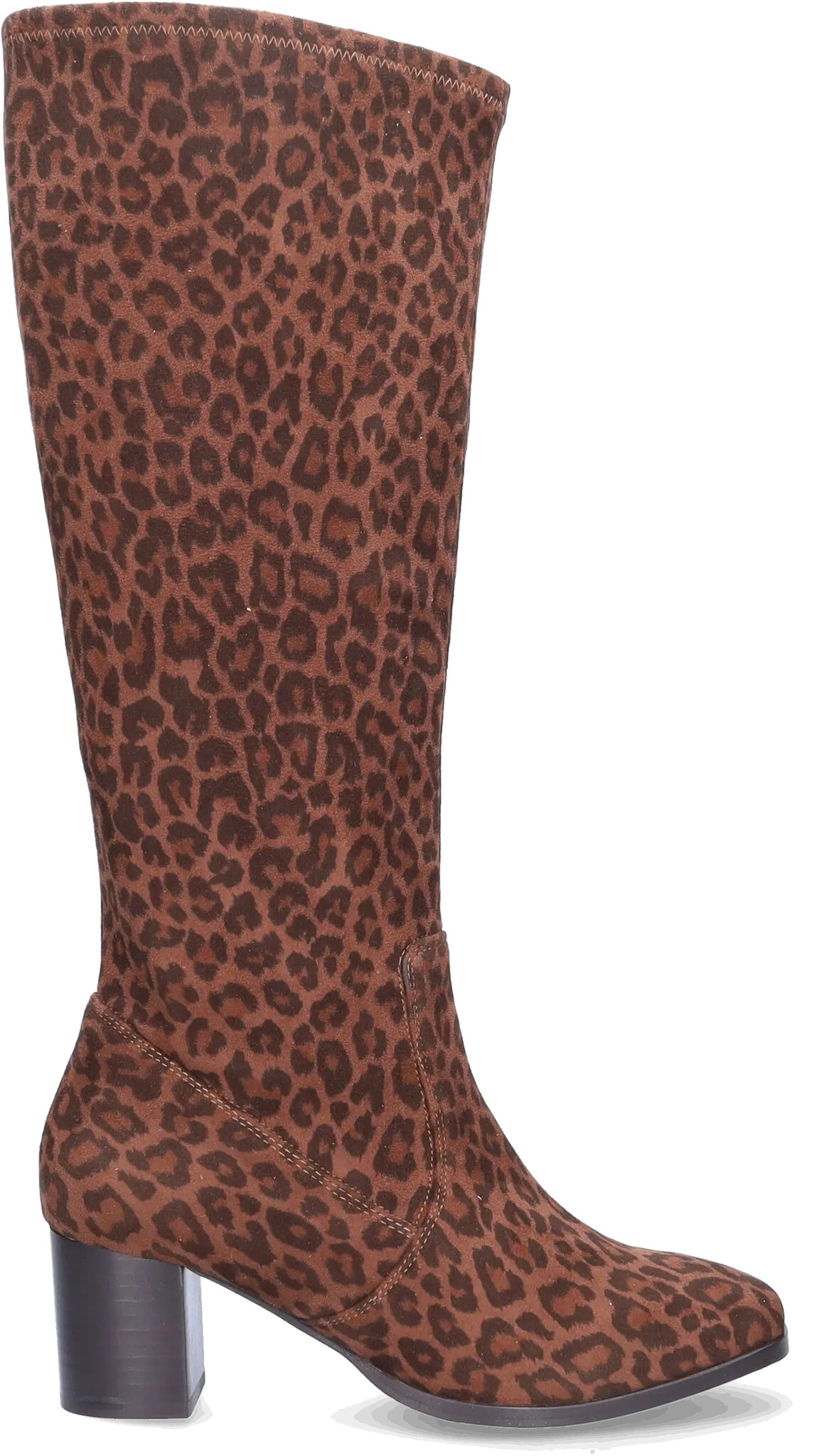 Rabat Bruin panterprint Laarzen brede schacht JJ Footwear