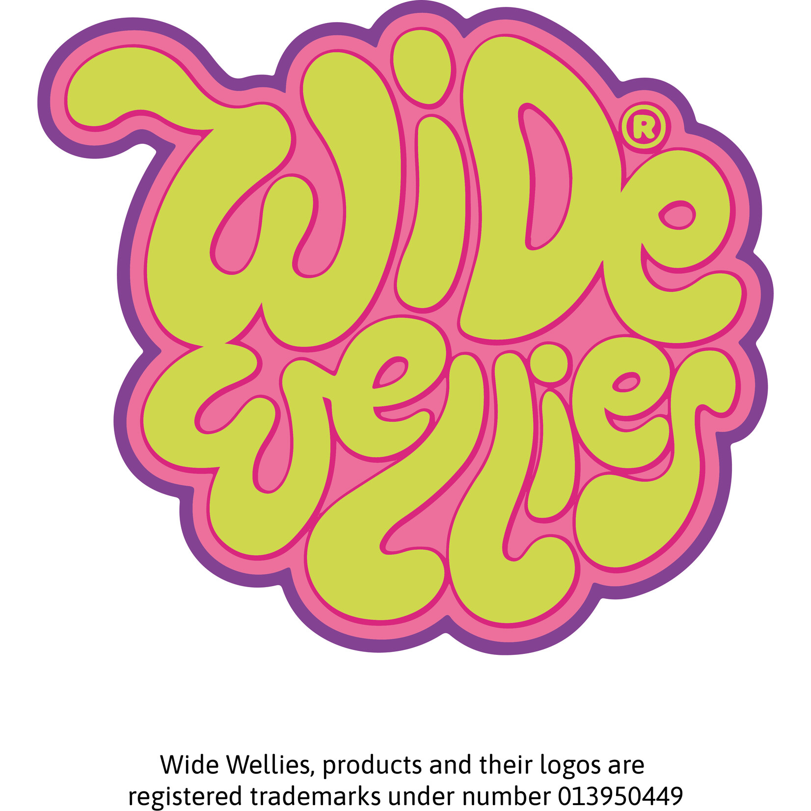 JJ Footwear Wellies - Zwart/wit polka dots