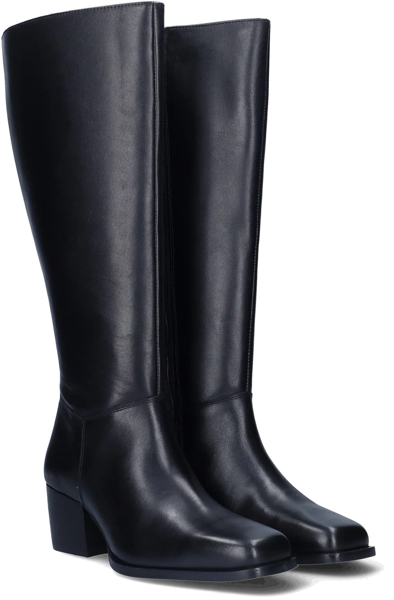 Lindau - Zwart - Laarzen extra brede schacht - JJ Footwear