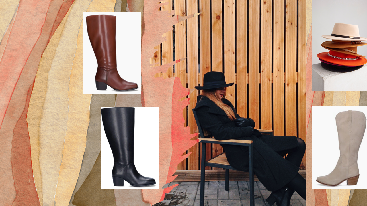 Van links naar rechts: Lindau boot in cognac, zwart, enkellaarsje Epirus (nu in de sale) en de Camberley boot in zacht beige.