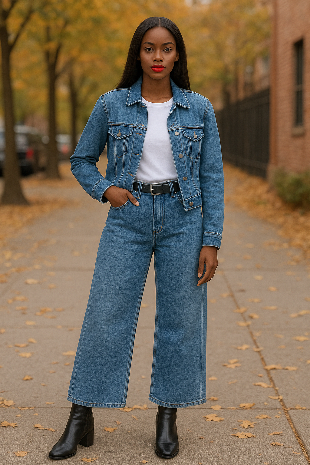 Barrel leg jeans + Epirus boots: no brainer!