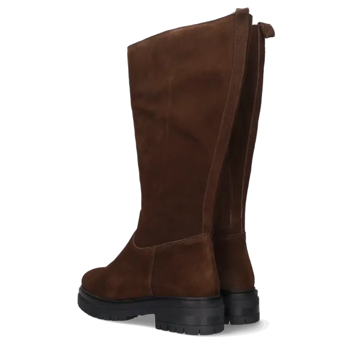 Battle Battle - Espresso - Suede Wide Calf Boots