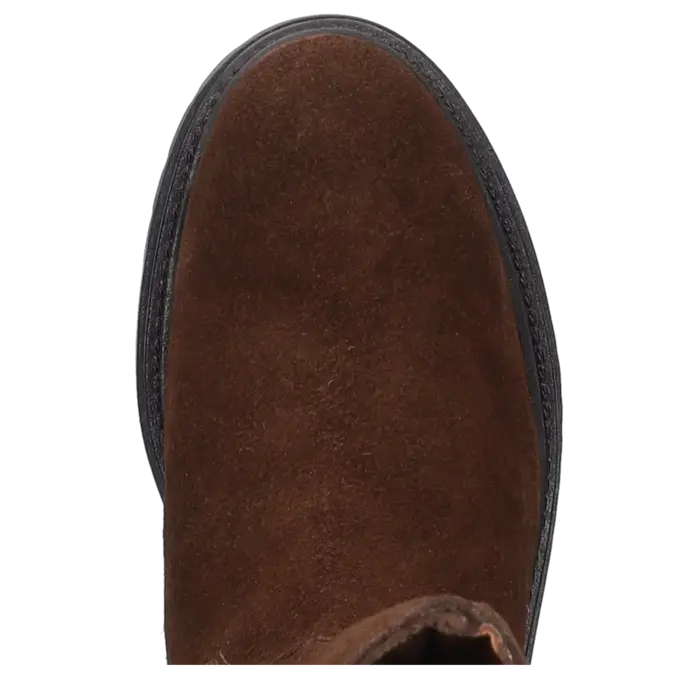 Battle Battle - Espresso - Suede Wide Calf Boots