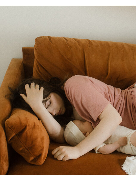 Unaduna Kurzarmwickelbluse Ajour aus Wolle/Seide - cameo rose