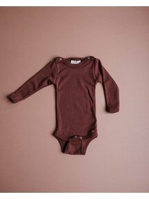 Unaduna Langarmbody aus Wolle - henna dune