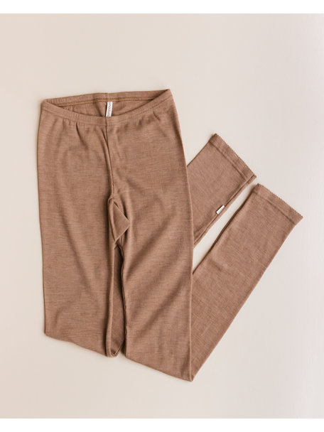 Unaduna Damen Leggings Feinripp aus Wolle - semla