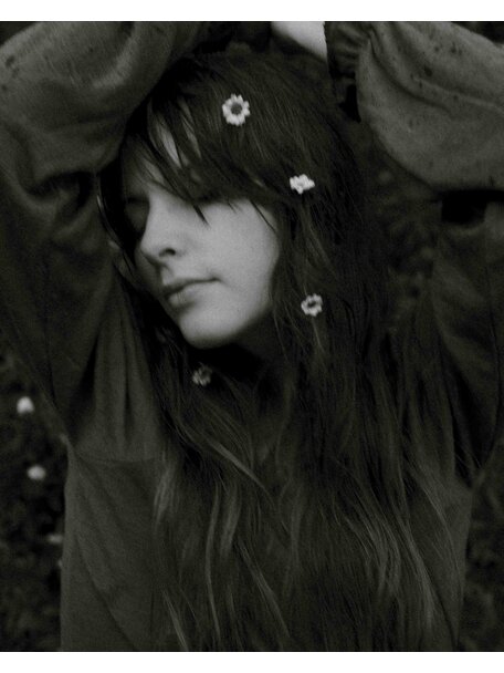 Unaduna Wickelbluse Ajour aus Wolle/Seide - henna dune