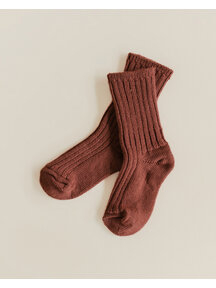 Unaduna Dicke Wollsocken für Kinder - henna dune