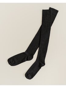 Unaduna Kniestrümpfe aus Wolle - ebony