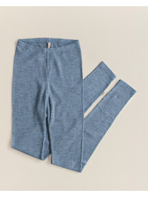 Unaduna Damen Leggings aus Wollripp - nila