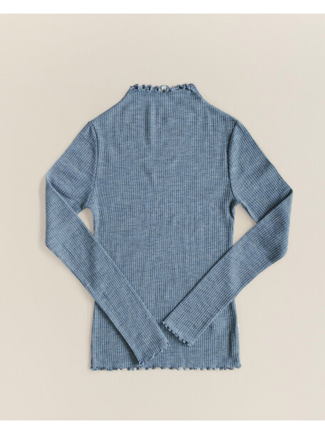 Unaduna Kate Rollkragenpullover aus Wollripp - nila