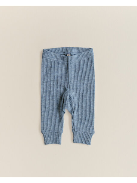 Unaduna Baby Leggings aus Wollripp - nila