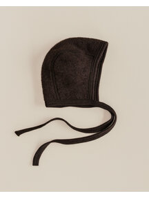 Unaduna X Engel Häubchen aus Wollfleece - Cocoa