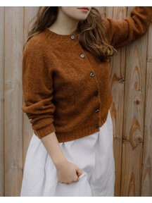 Unaduna Wollweste – dark umber