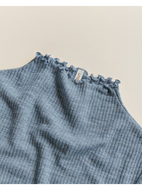 Unaduna Kate Rollkragenpullover aus Wollripp - nila