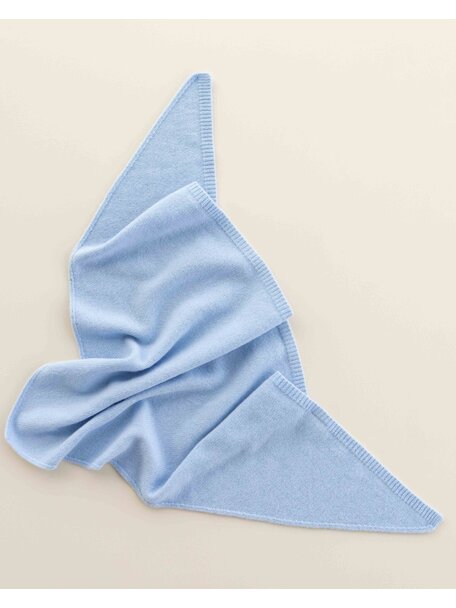 Unaduna Schal aus Merinowolle Lilly - blue