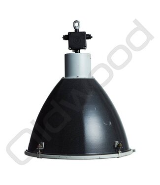 Industrial lamps - Basic with glass - black