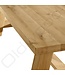 Milan wooden dining table with bottom beam