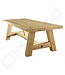 Oldwood Esstisch „Milan“ aus Holz mit Fußhocker