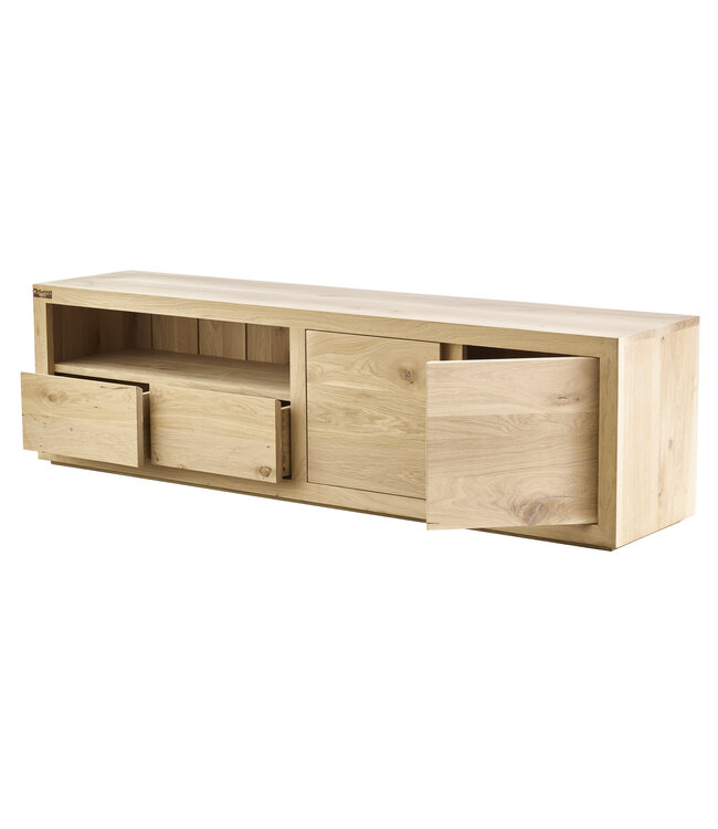 Marseille oak TV cabinet