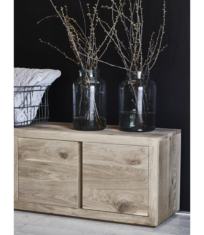 Marseille oak TV cabinet