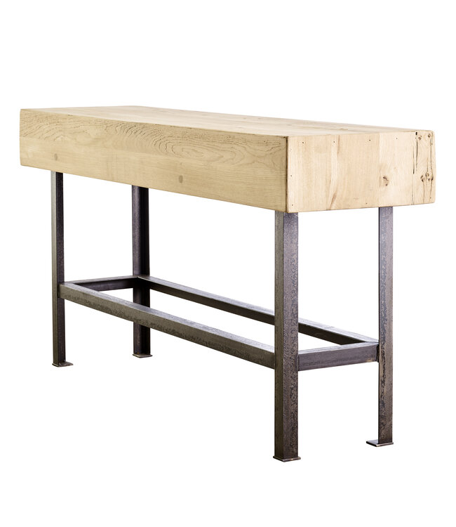 Oud eiken sidetable Lyon