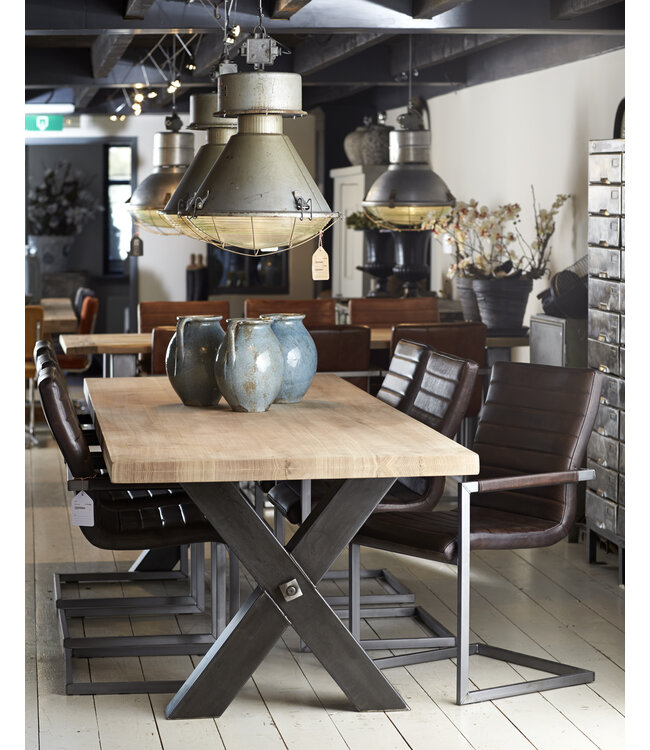 Industriële eettafel Kansas