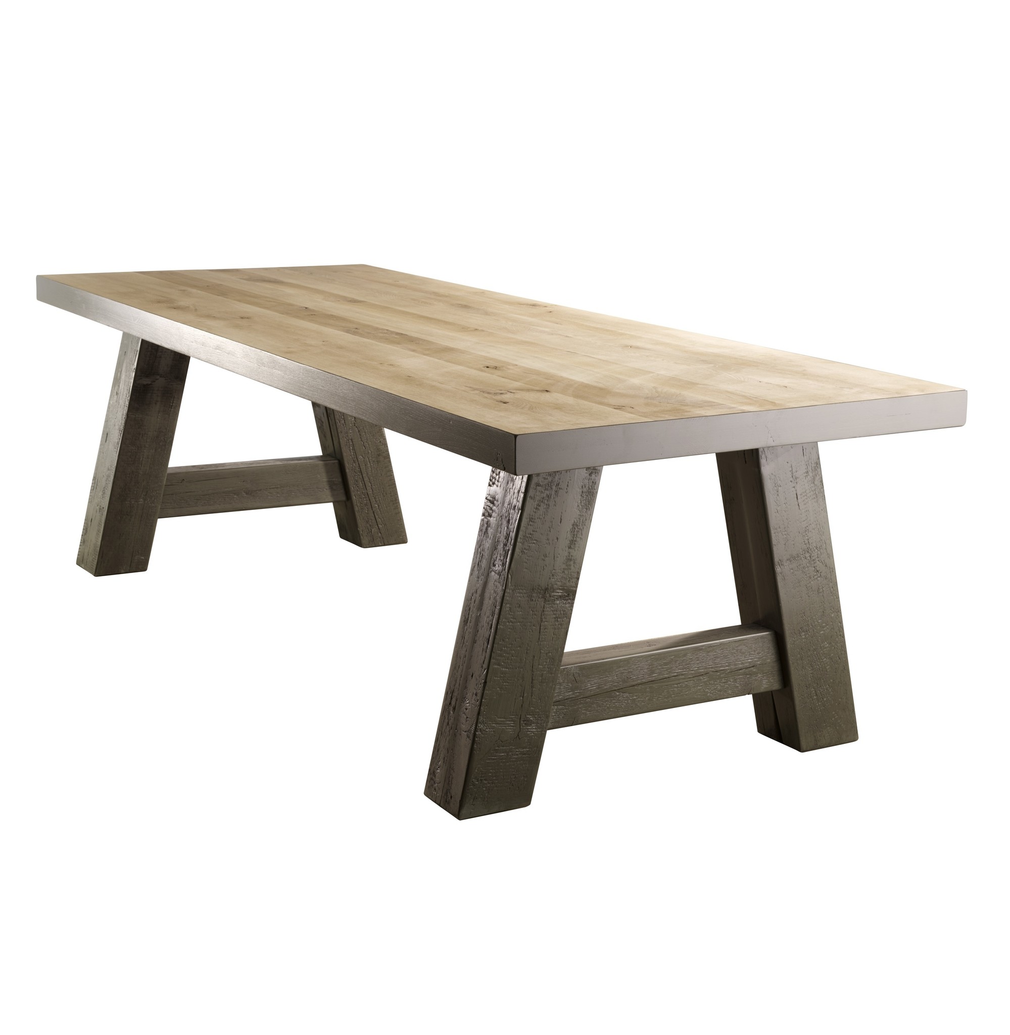 Overwinnen Arbeid Grillig Robuuste houten tafel - Milaan - Oldwood - De woonwinkel - Oldwood - De  Woonwinkel