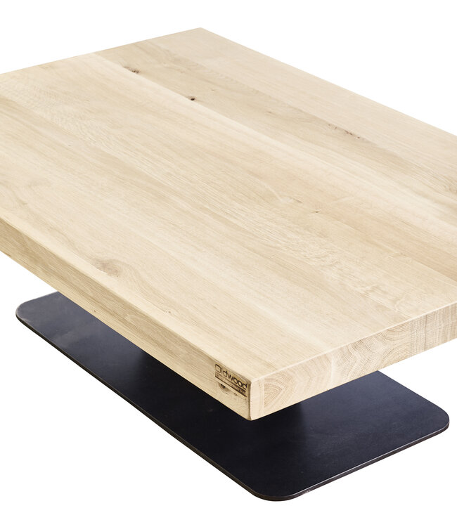 Coffee table wood and steel Rome