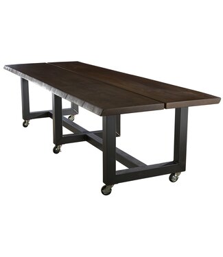 Oldwood Tisch auf Rädern