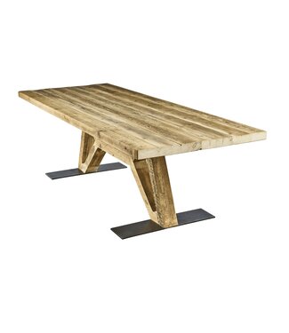 Oldwood Old beamed wooden table - Flying Dutchman