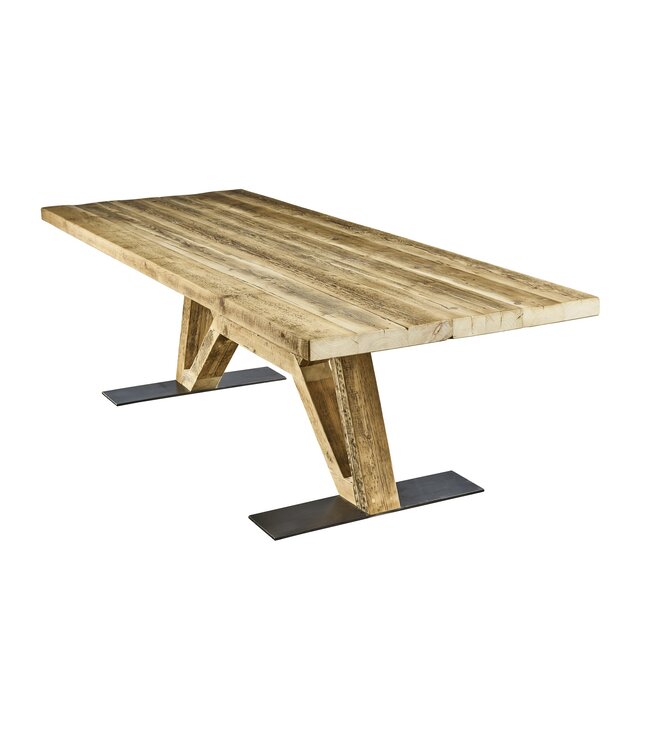 Old beamed wooden table - Flying Dutchman