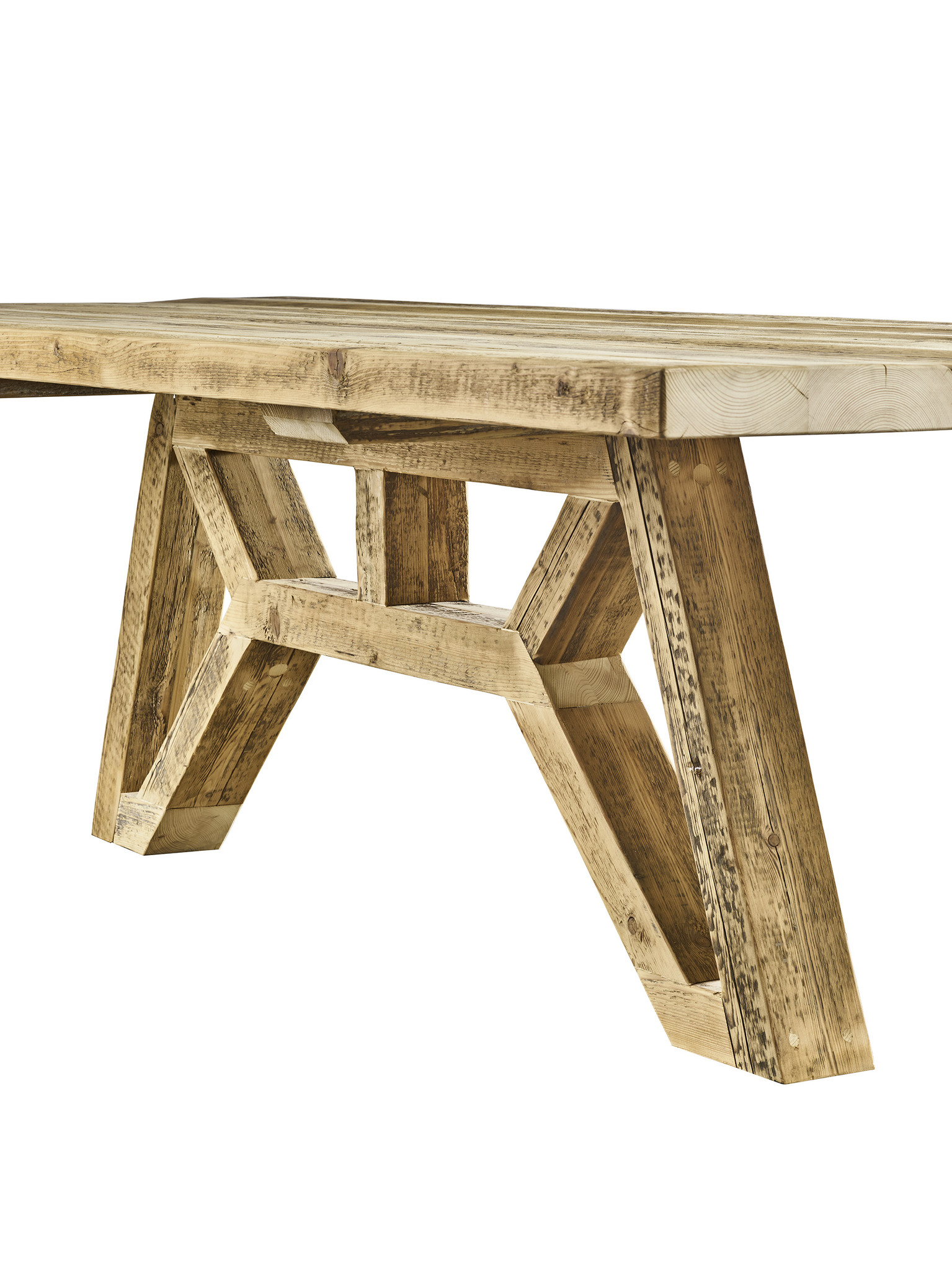 Oldwood Oud balken houten tafel - Flying Dutchman